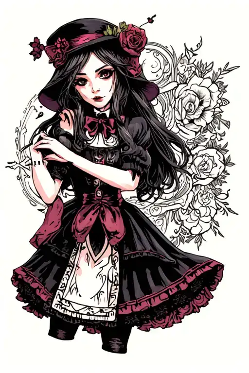"Alice madness returns" tattoo design idea