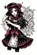 "Alice madness returns" tattoo design idea