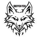 "Fenix Defense Tech" Military Style Fox Head with Phoenix Body with strength logo tattoo design idea