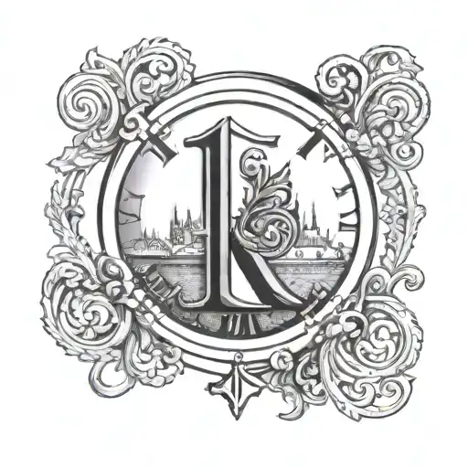 1970 In Roman Numerals tattoo design idea