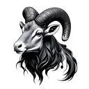 Aries Taurus tattoo design idea
