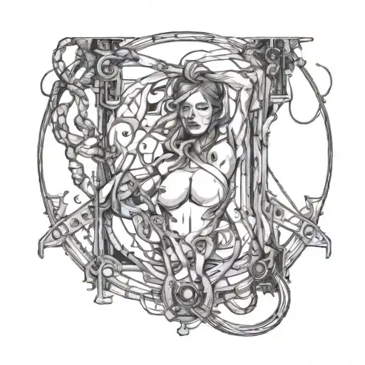 bdsm slavery tattoo design idea