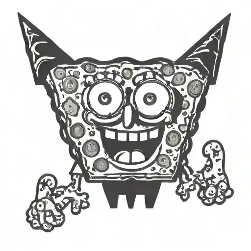 spongebob squarepants spongebob tattoo design idea