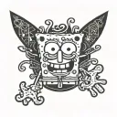 spongebob squarepants spongebob tattoo design idea