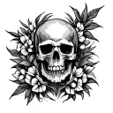 slave motif tattoo design idea