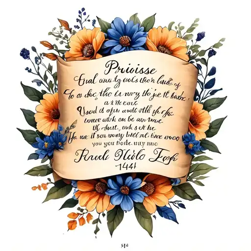 bible verse psalms 144 1 Praise tattoo design idea