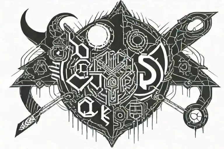 Love equals pain. Trust equals treachery. Family tattoo tattoo design idea