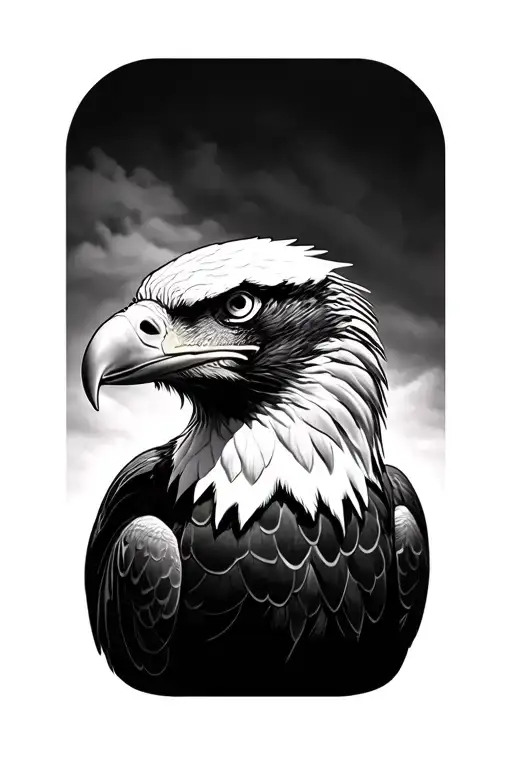 Bald Eagle tattoo design idea