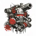 Fallout New Vegas tattoo design idea