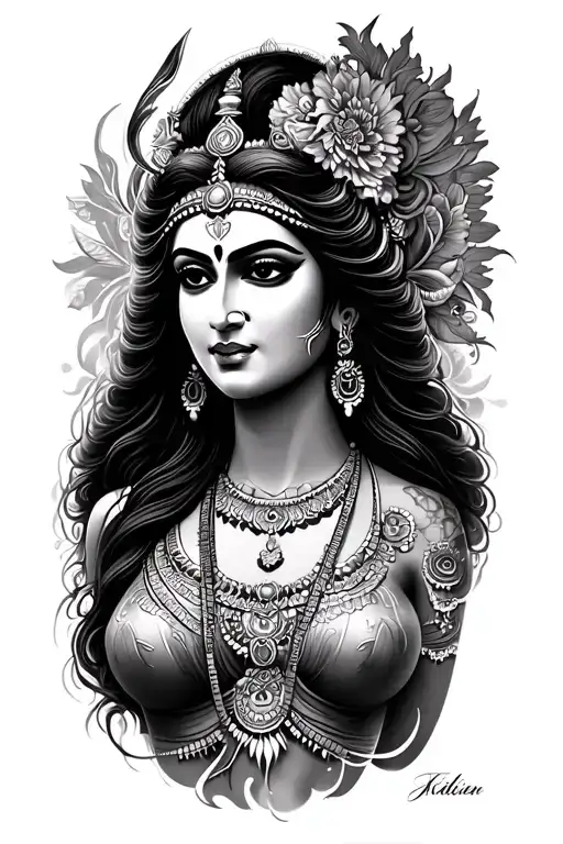 Kali Goddess tattoo design idea