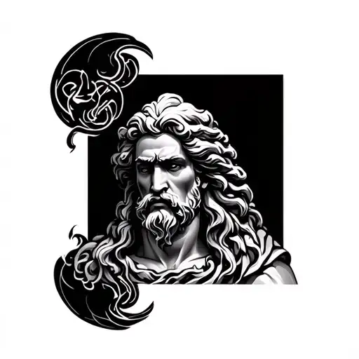 zeus tattoo design idea