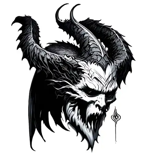 LUCIFER tattoo design idea