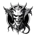 LUCIFER tattoo design idea