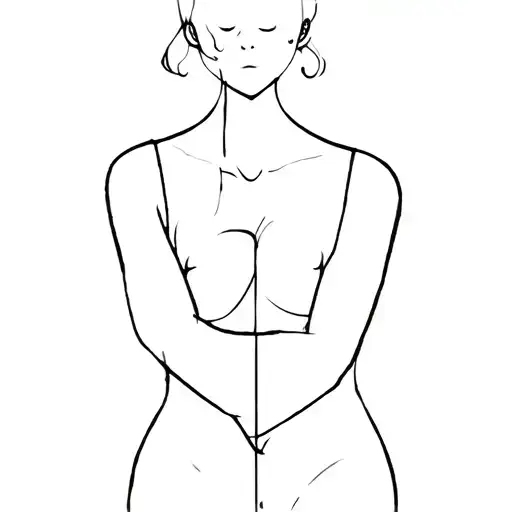 closeted femboy  tattoo design idea