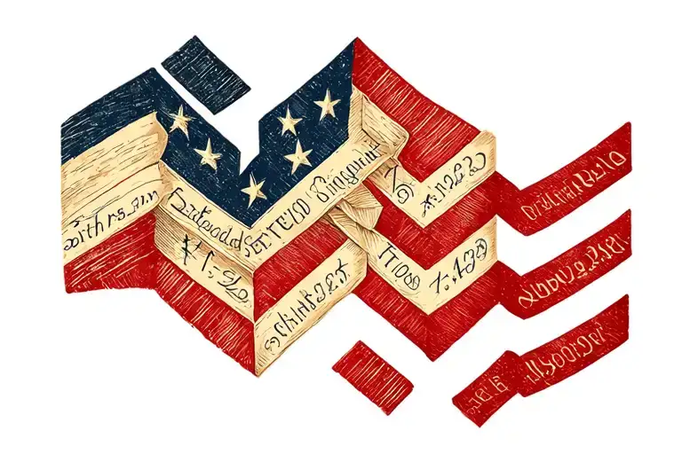 "T140230" chevron three stripe sergeant rank  tattoo design idea