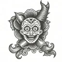 Butthole tattoo design idea