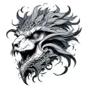 Atlantis tattoo design idea