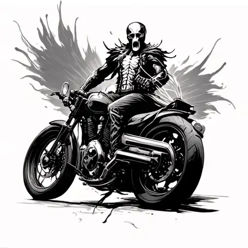 Ghost Rider on xjr of darkness to light tattoo design idea