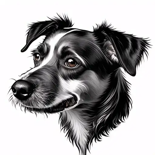 a tattoo for my dog that died 7/06/14-9/08/24 named luca tattoo design idea