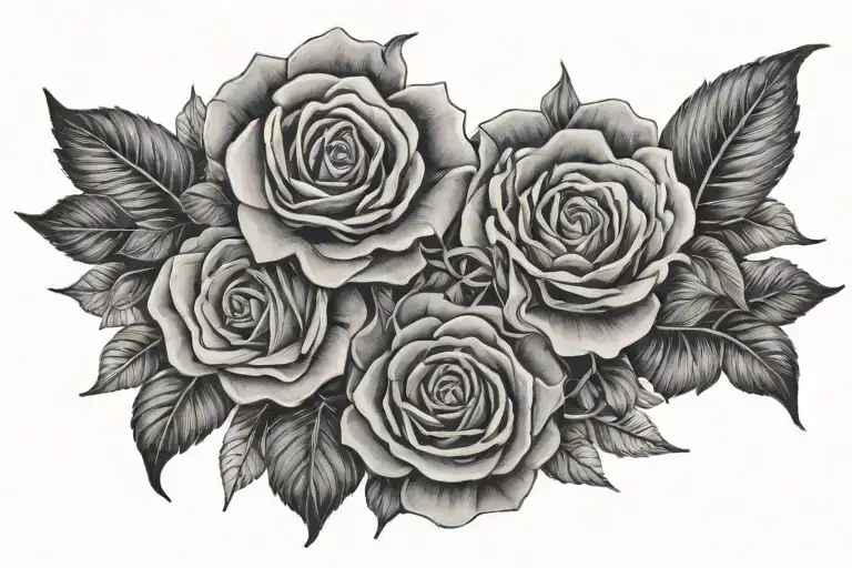 mother daughter tattoo design idea