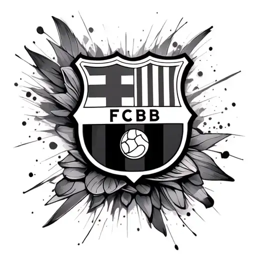 FC Barcelona tattoo design idea