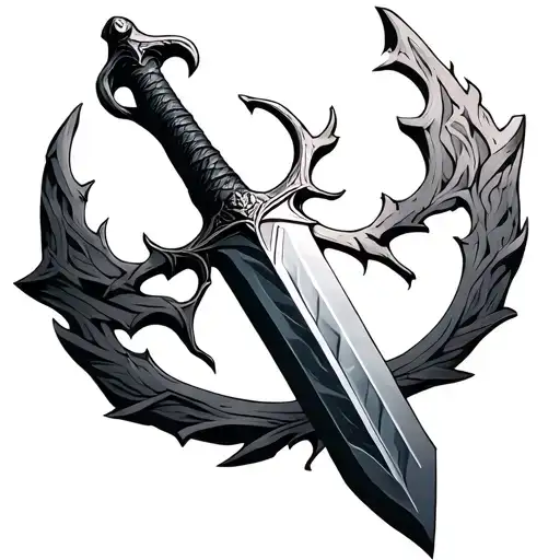 Skyrim Sword tattoo design idea