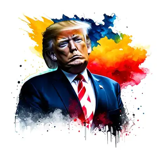 Donald Trump tattoo design idea