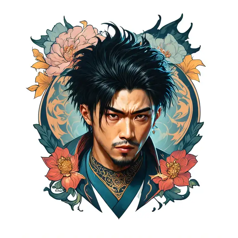 Kishiba Rohan tattoo design idea