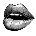 donald trump buttocks lips tattoo design idea