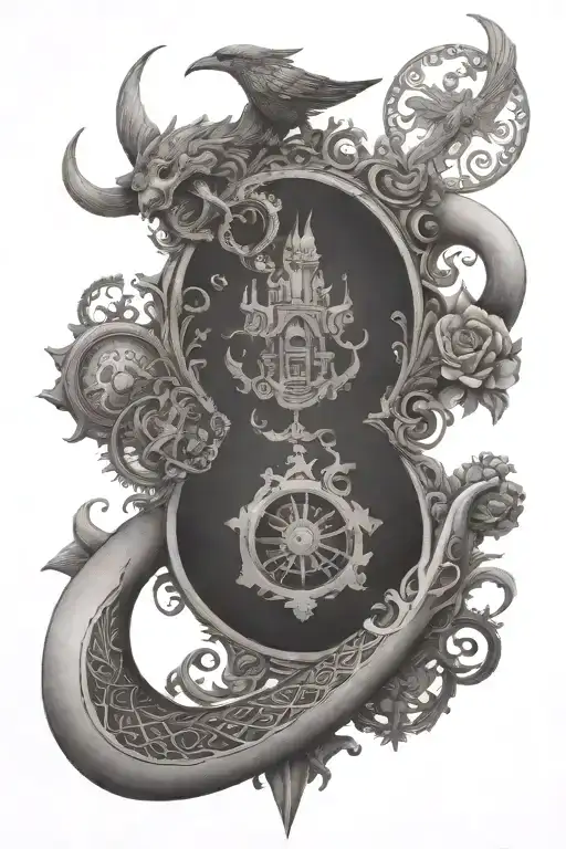 lived in 4 countries you love tattoo design idea