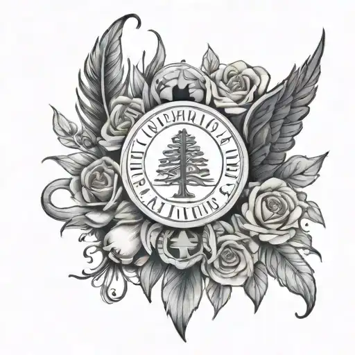 joint tattoo with his wife if vis pacem parabellum tattoo design idea