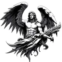 St Michael tattoo design idea