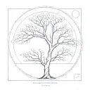 Fibonacci Sequence, tree tattoo design idea