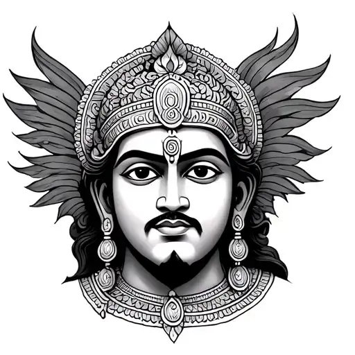 Murugan tattoo design idea
