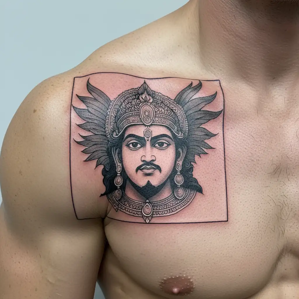 Murugan tattoo design idea