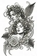Eurydice and orpheus tattoo design tattoo design idea