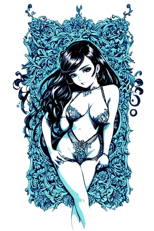 "transexual" "prostitute" "thong" "voluptuous" tattoo design idea