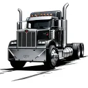 18 wheeler tattoo design idea