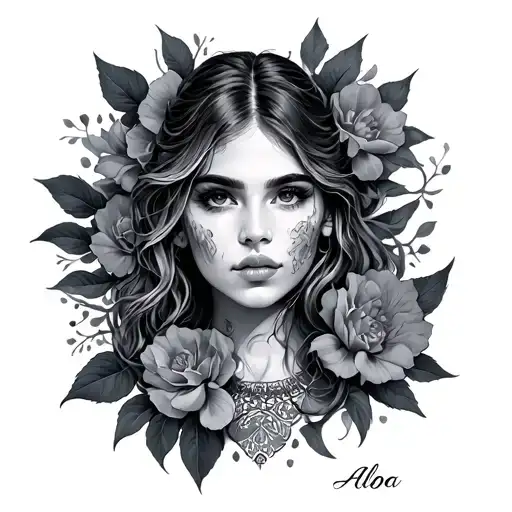 Alba tattoo design idea