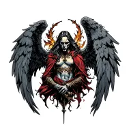 archangel uriel tattoo design idea