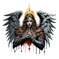 archangel uriel tattoo design idea