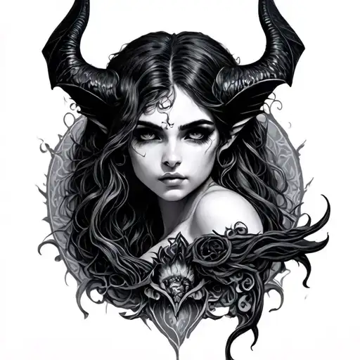 Succubus Womb tattoo design idea