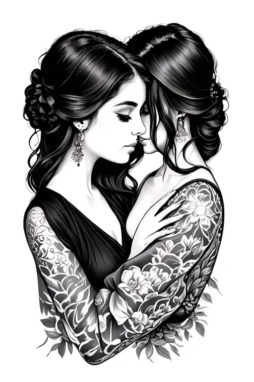 Aunt Niece tattoo design idea