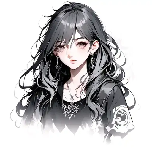 anime characters tattoo design idea