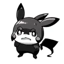 pikachu sad kid crying tattoo design idea