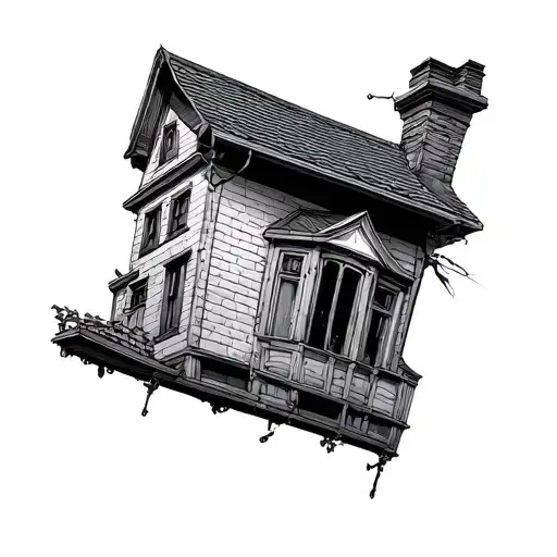 it suddenly that the roof tattoo design idea