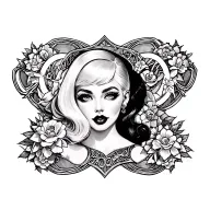 breast sissy tattoo design idea