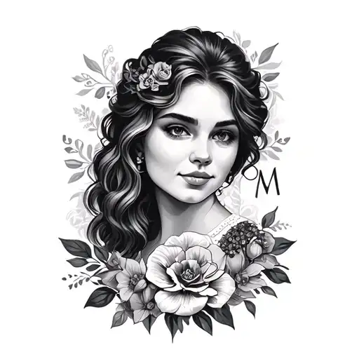 Memorial Mom tattoo design idea