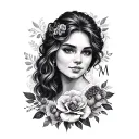 Memorial Mom tattoo design idea