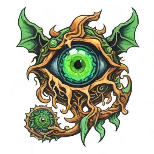 Eye of Cthulhu Terraria tattoo design idea